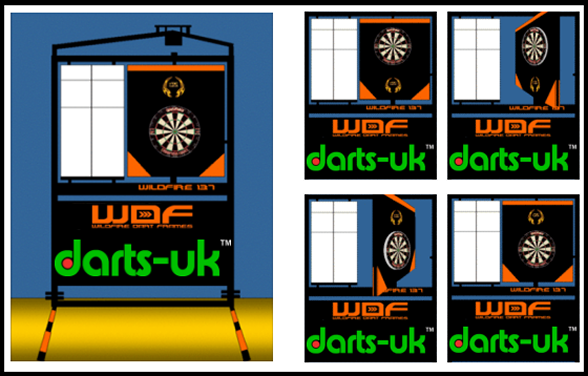 Wildfire Dartboard Stand for Disability Users