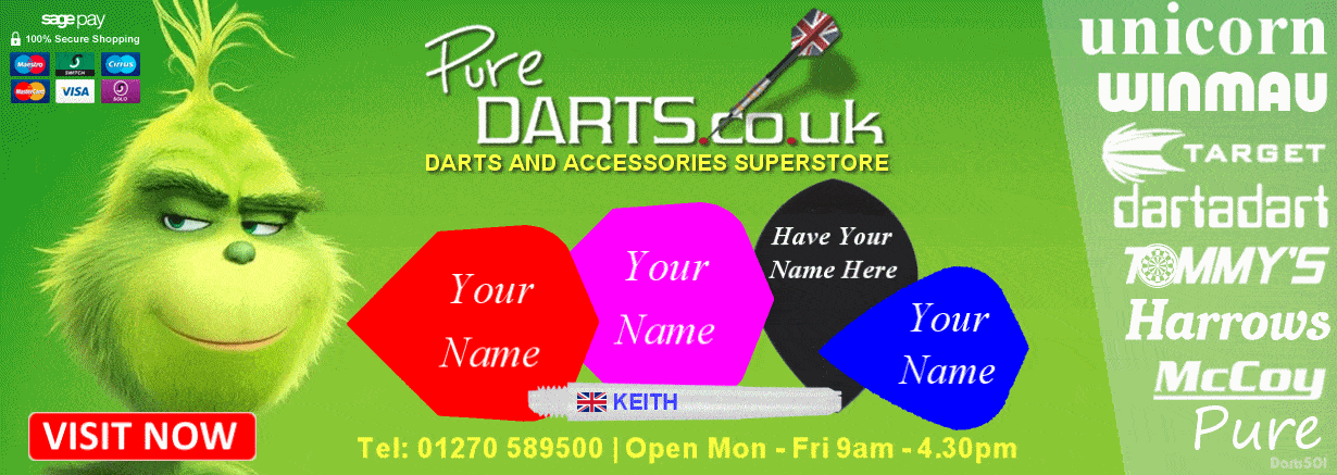 Pure Darts - Darts Suppliers online shop