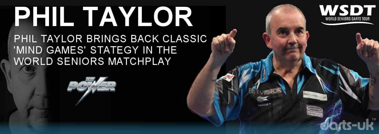 Phil Taylor Brings Back Classic ‘Mind Games’ Strategy in World Seniors Matchplay