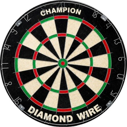 Diamond Cut Wire Dartboard